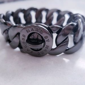 Marc by Marc Jacobs Hematite Turnlock Bracelet